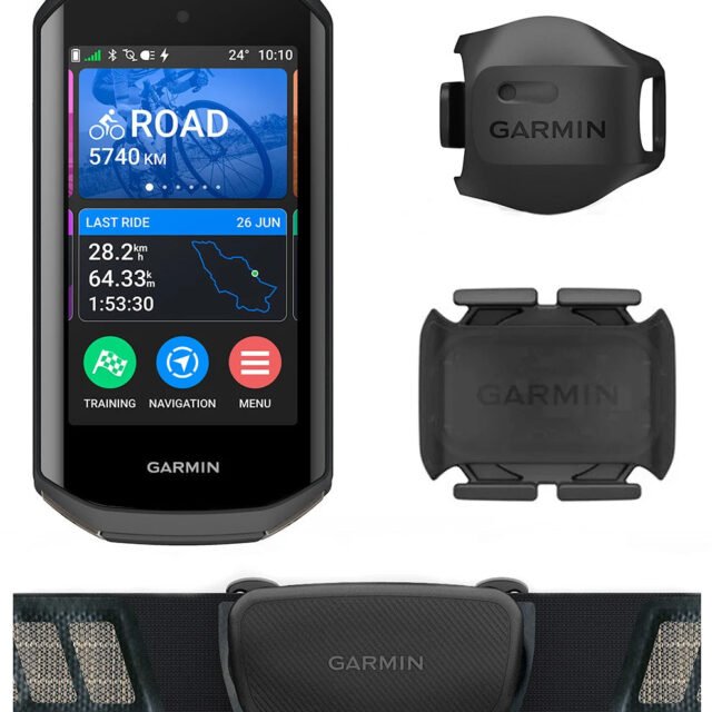 Garmin Edge 1050 GPS Cycling Computer Sensor Bundle